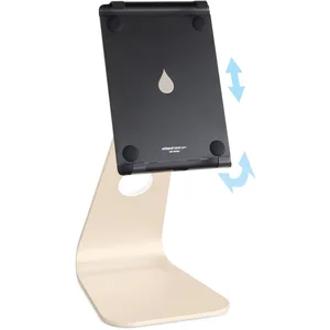 10057 | Brainboxes Adjustable Gold iPad Stand for Pro and
