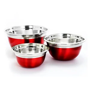 Oster Oster Rosamond 3-Piece Mixing Bowls Set - Stainless