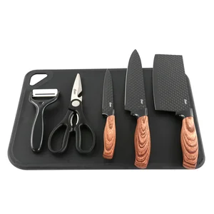 Oster Oster Gunderson 6 Piece Black Stainless Steel Knife