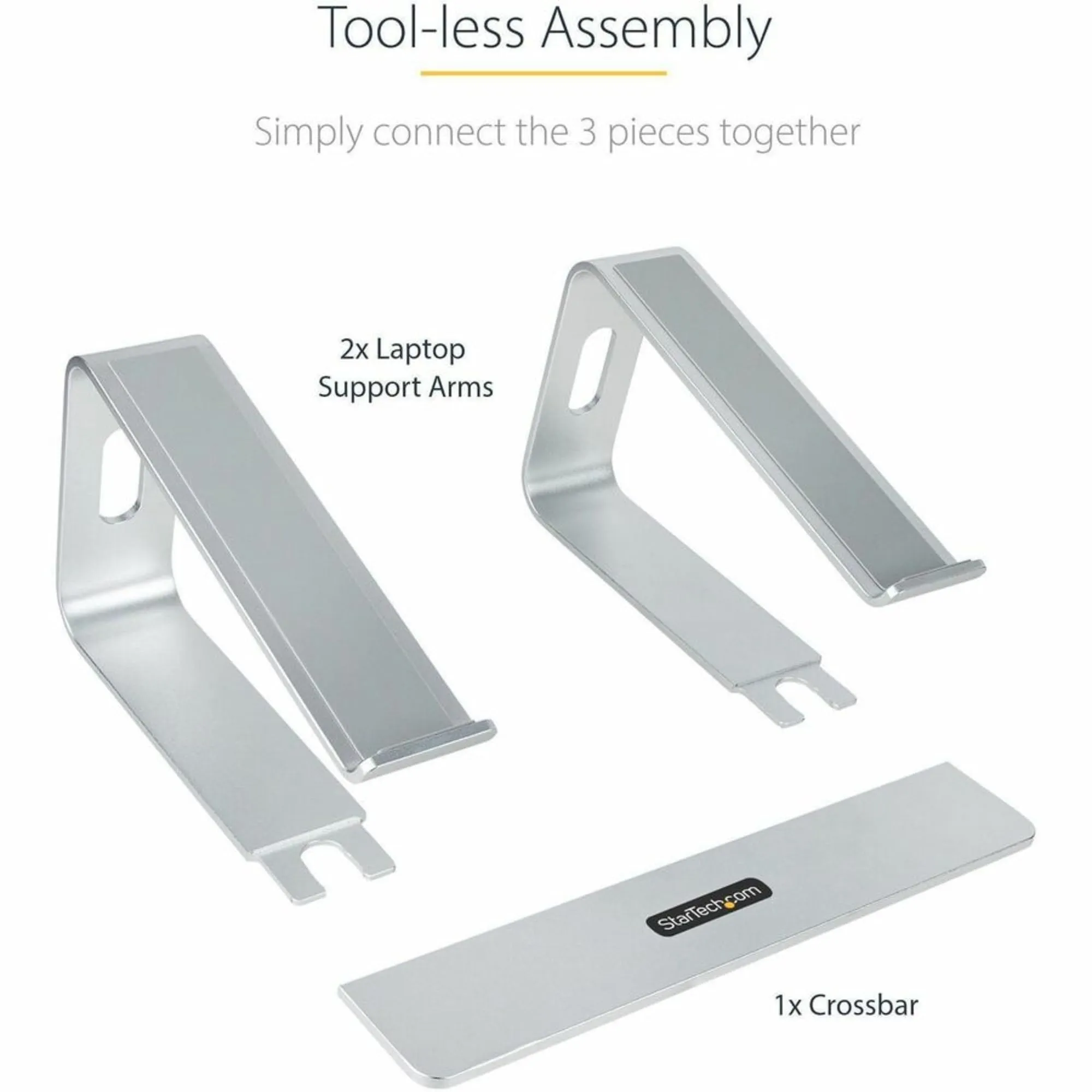 Startech LAPTOP-STAND-SILVER Laptop Stand For Desk 5kg 11lb