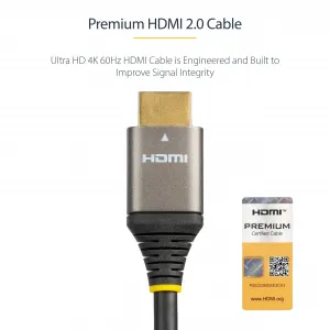 Startech HDMMV5M 16ft High-speed Hdmi 2.0 Cable With Ethernet