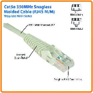 '095528 | Tripp Lite Tripp Lite 14ft Cat5e - Cat5 Snagless