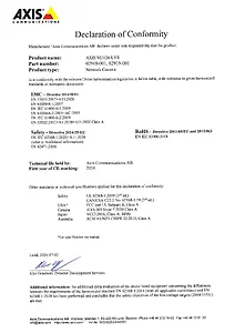02919-001 | Axis Communications AXIS M3126-LVE Compact