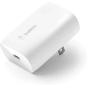 BBC007-WH | Belkin 30W White USB-C PD PPS Wall Charger