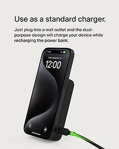 BPD007btBK | Belkin Qi2 Wireless Power Bank 8000mAh - Black