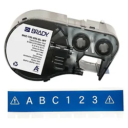 BRADY-M4C-750-595-BL-WT
