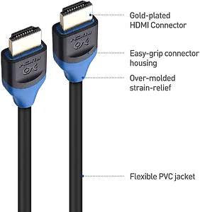 Cable Matters 3-Pack Ultra High Speed HDMI Cables - 6.6 FT