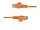 N6PAT1ORS | Startech SLIM CAT6 CABLE ORANGE LSZH