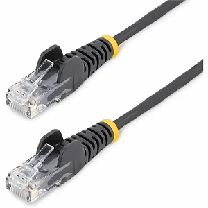 N6PAT15BKS | Startech SLIM CAT6 CABLE BLACK LSZH