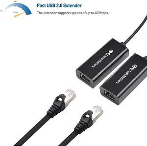 202059-BLK | Belkin USB Ethernet Extender with Integrated