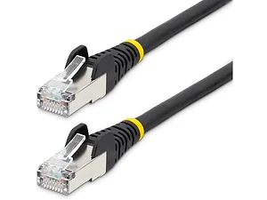 NLBK-5F-CAT6A-PATCH | Startech 5ft Black CAT6a Ethernet