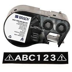 BRADY-M4C-1000-595-BK-WT