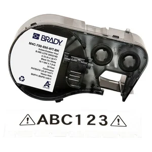 Brady Premium Vinyl Label Tape with Ribbon for Easy Labeling