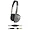 Cyber Acoustics High-Quality Silver Stereo Headphones with