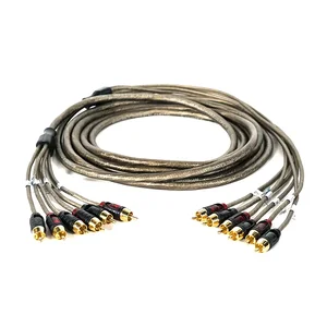 Roswell Marine Roswell 5M Quad-Shielded 6-Channel RCA Cable