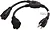 400009X2 | Cable Matters Dual AC Power Cord Y-Splitter