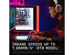 Western Digital 8TB WD BLACK SN850X NVME SSD GEN 4 PCIE M.2