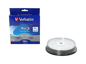 Verbatim Verbatim BD-R DL, 97335, 50GB, 6X, Branded, 10PK