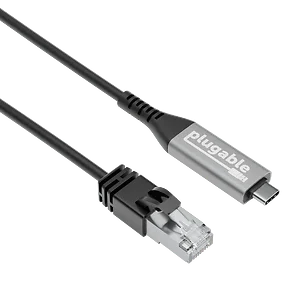 USBC-E1000-2M | Plugable Technologies USB-C to Gigabit