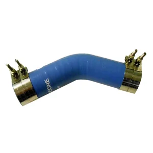 Trident Marine 45° Blue Silicone Molded Exhaust Elbow with