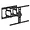 MI-309 | Mountit Ultra Slim Full Motion TV Mount