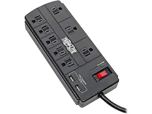 Tripp Lite Surge Strip 8 Out 2 USB Ports