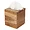 Megachef Acacia Wood Tissue Box Holder for Elegant Home