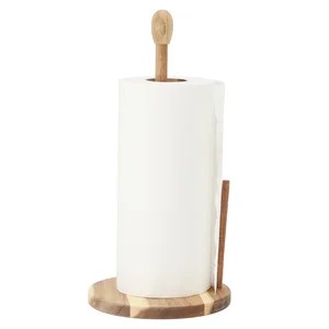 Megachef MegaChef Rustic Acacia Wood Paper Towel Holder