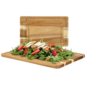 Megachef Elegant Acacia Wood Cutting Board Set - 3 Pieces