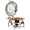 Megachef MegaChef 6.3 Quart Stainless Steel Round Chafing