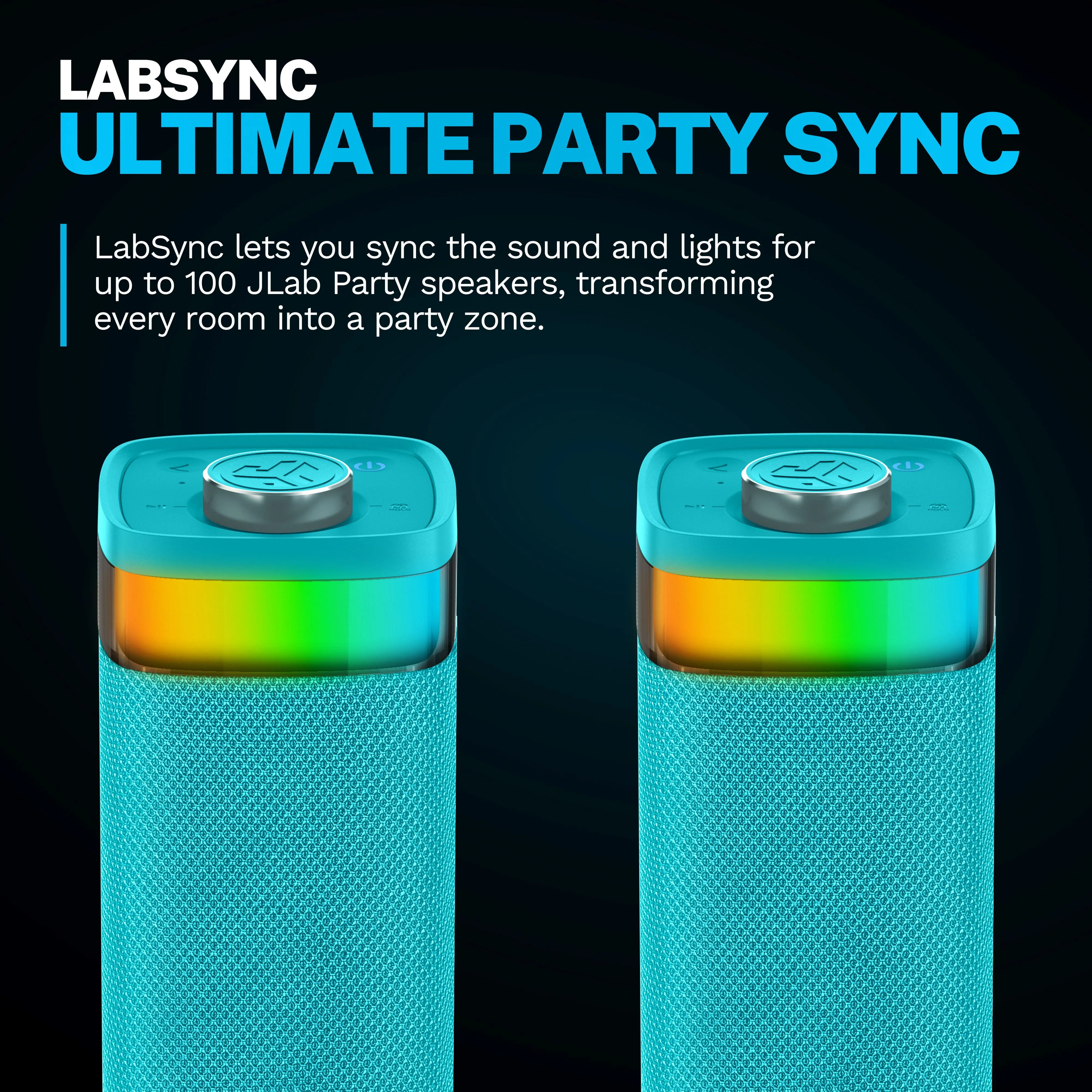 JBuds Party Speaker - Cyan