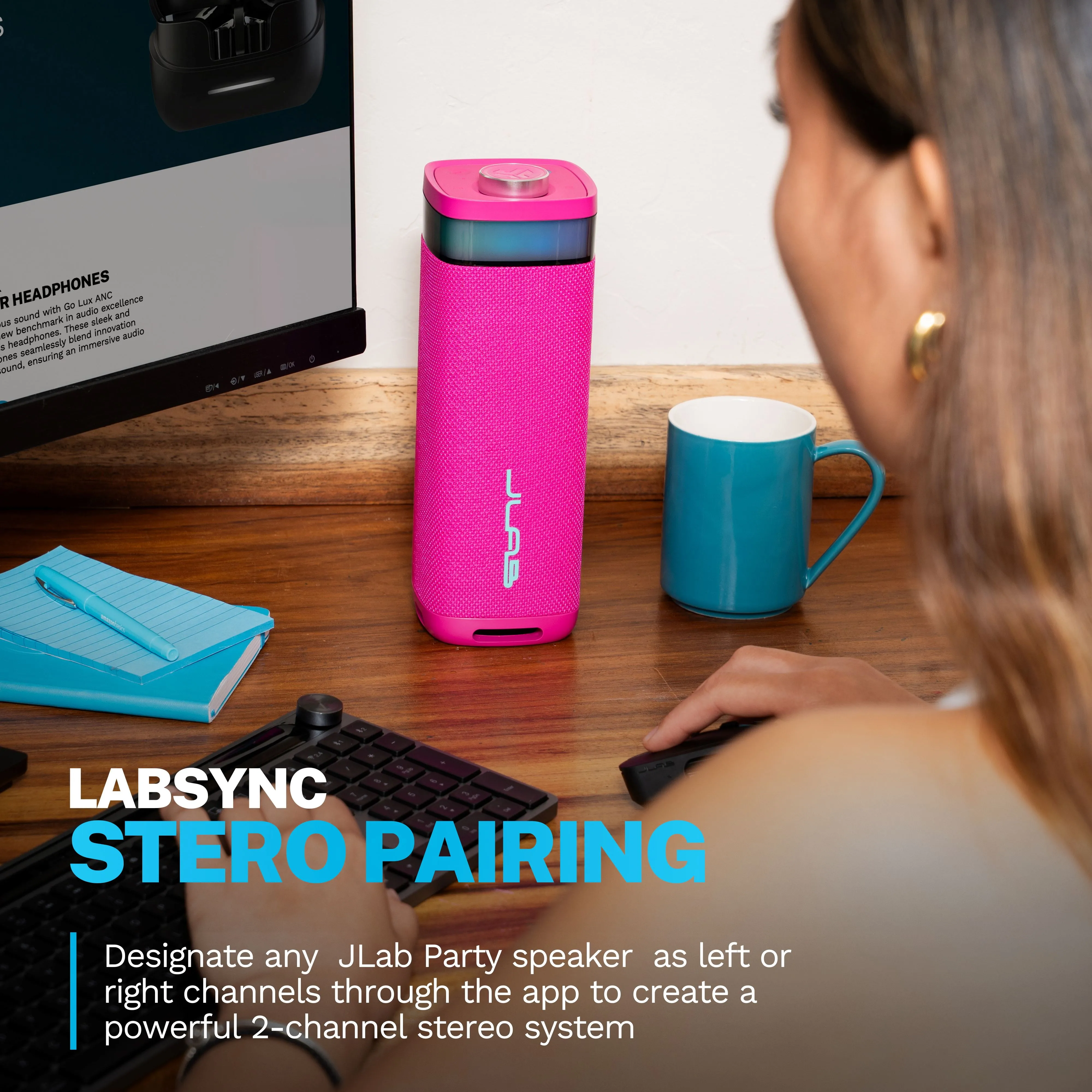 JBuds Party Speaker - Pink