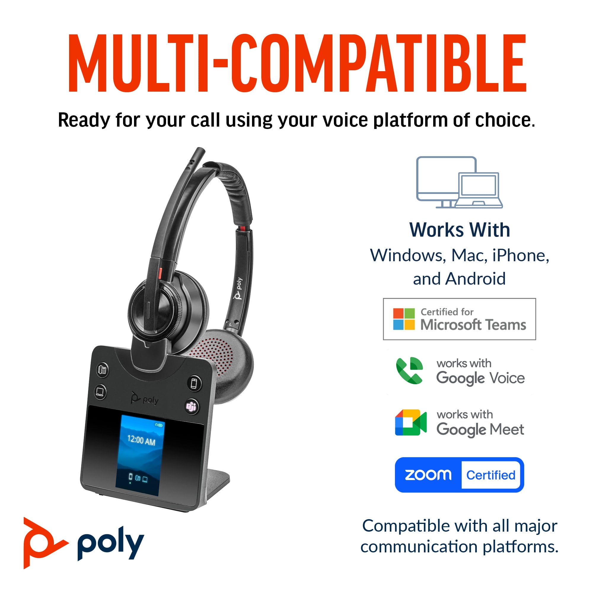 Poly Savi 7320 Office Stereo D