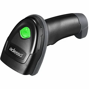 Adesso Wired 2D Barcode Scanner with Charging Cradle