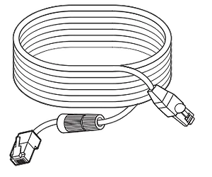 Hanwha SCL-150 15ft Remote Head Lens Extension Cable – Flexible Camera Connectivity Aztekc