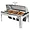 Megachef MegaChef 9.5 Quart Oblong Roll Top Stainless Steel