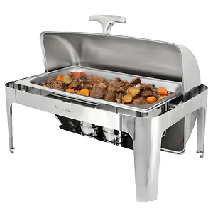 Megachef MegaChef 9.5 Quart Oblong Roll Top Stainless Steel
