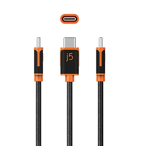 JUCX24 | J5create 6ft USB-C to USB-C Cable